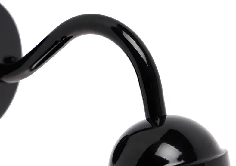 Lampa de perete exterioară modernă neagră IP44 - Kansas