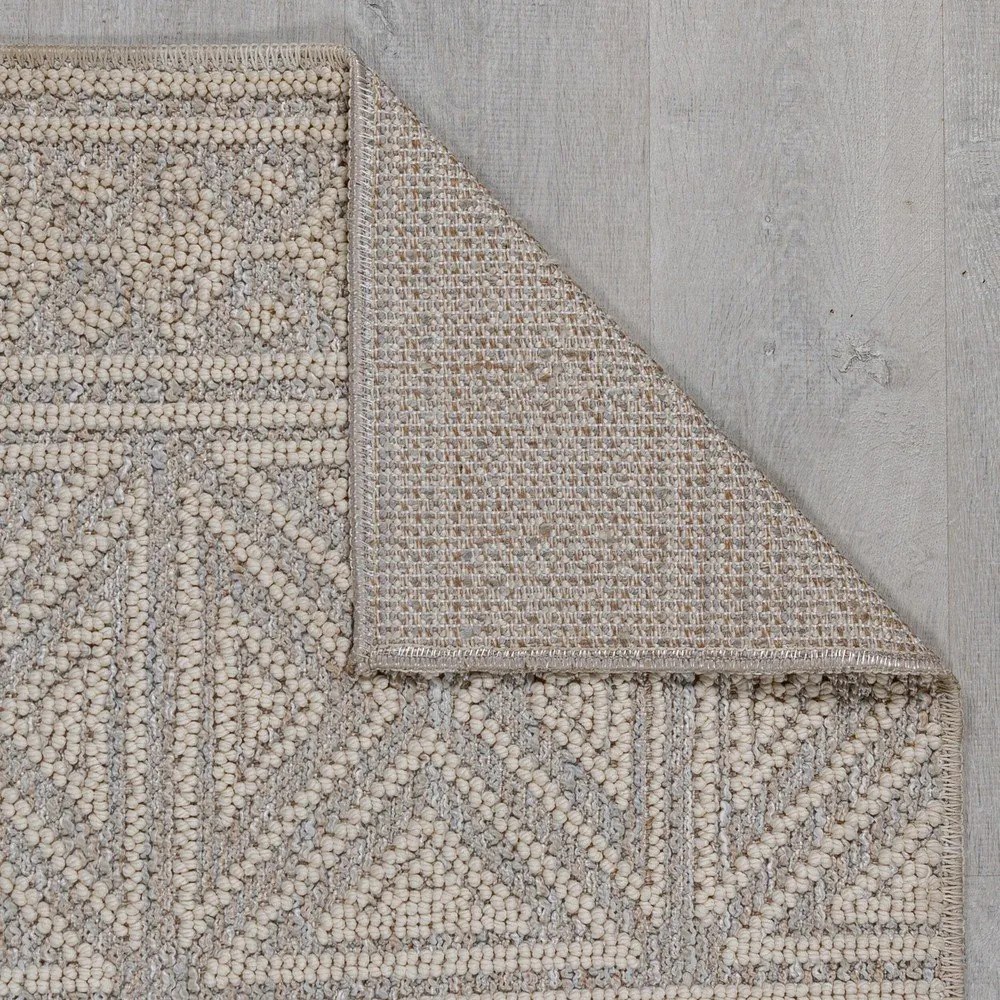 Covor tip traversă gri/bej lavabil 78x230 cm Lucia – Flair Rugs