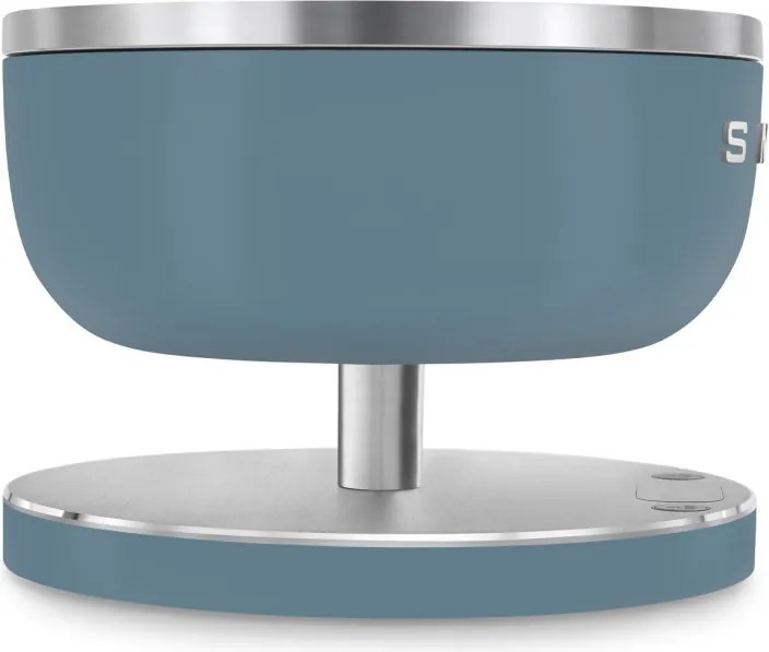 Cantar de bucatarie Smeg Collezione KSC01SBMWW, Pana la 5 kg/5 l, Functie TARA, Afisaj LED, Baza antiderapanta, Baterie reincarcabila, Albastru cenusiu