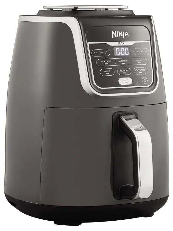 Friteuza cu aer cald Ninja AF160EU, 1750W, 5,2 l, 6 programe, Max Crisp, Gri