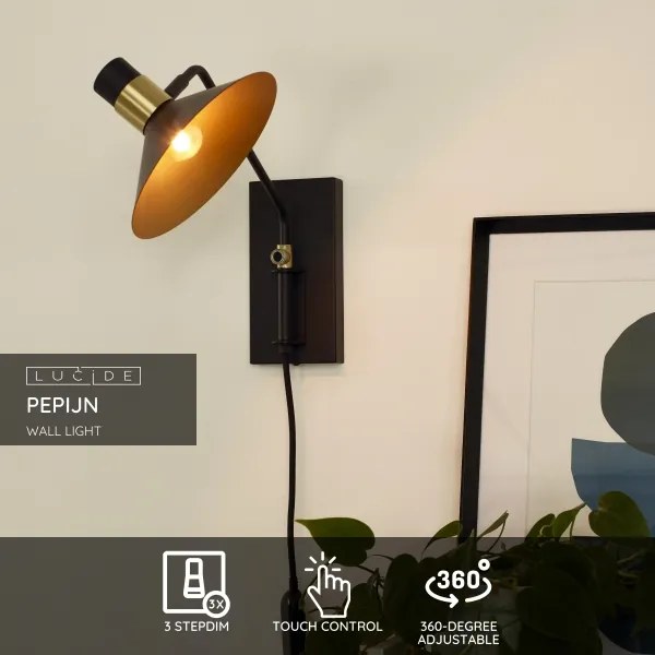 Lampă de perete dimabilă PEPIJN 1xE14/40W/230V Lucide 05228/01/30