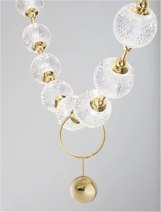 Lustra LED suspendata moderna design elegant BRILLANTE