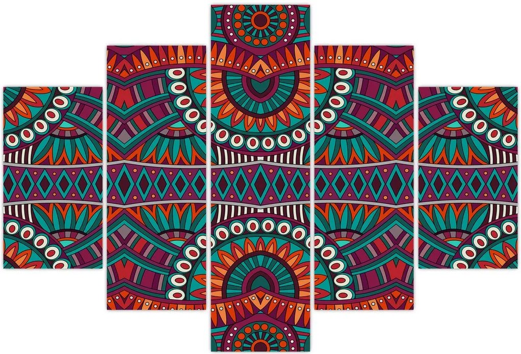 Tablou cu bastracție ornamentală (150x105 cm)