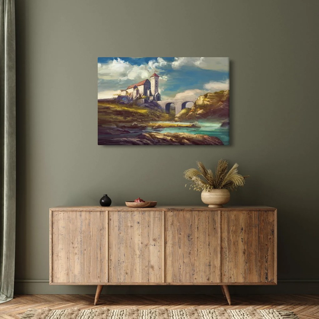 Tablou - Castelul medieval (90x60 cm)