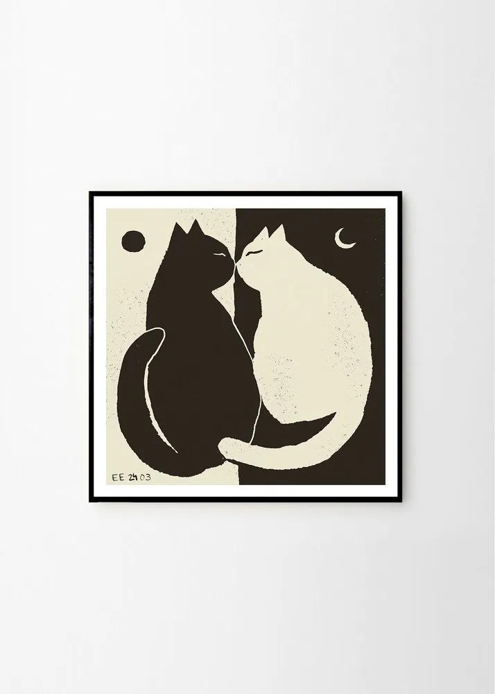 Poster 50x50 cm You and Me – Enikő Katalin Eged – The Poster Club