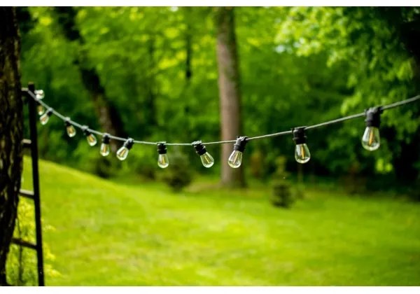 Lanț decorativ de exterior MIMOSA 20xE27/1,3W/230V IP44 10m