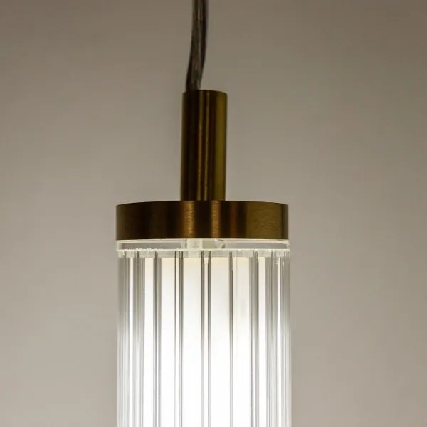 Zuma Line 1233 - Lustră suspendată pe cablu COMO, LED dimabil, 26W, 230V, 2700-6500K, auriu + telecomandă