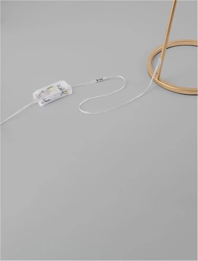 Lampadar, lampa de podea LED Flute auriu