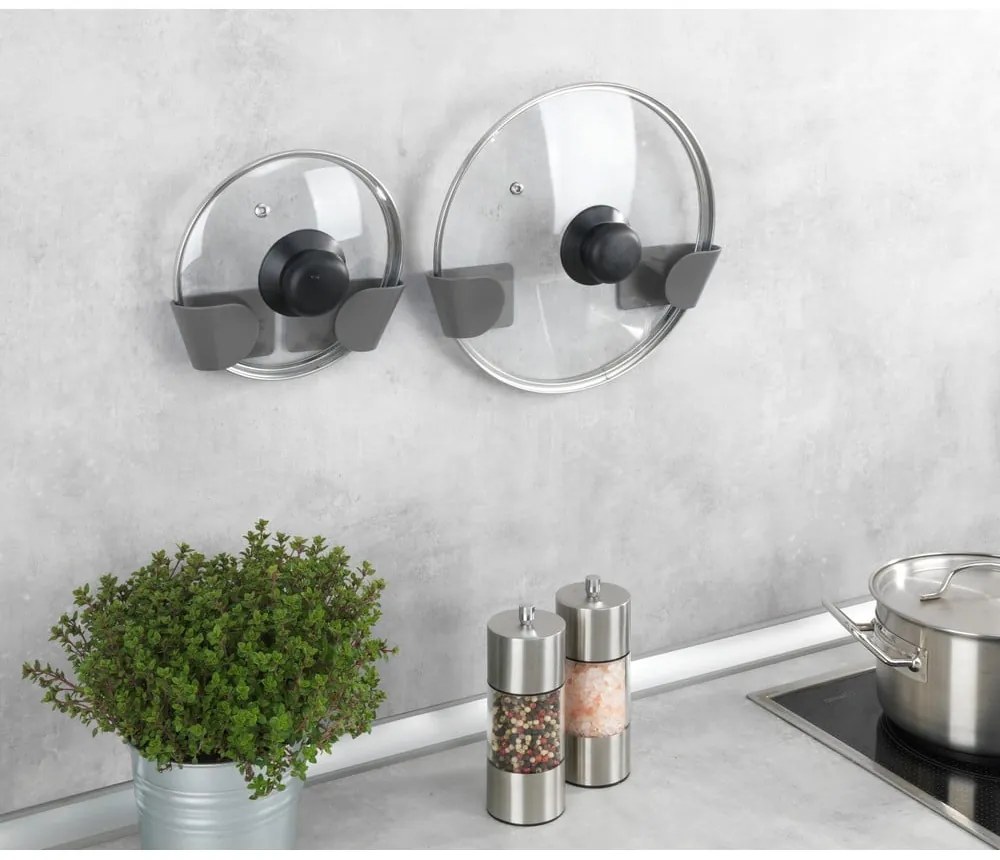 Suporturi de plastic pentru capace în set de 8 - Wenko