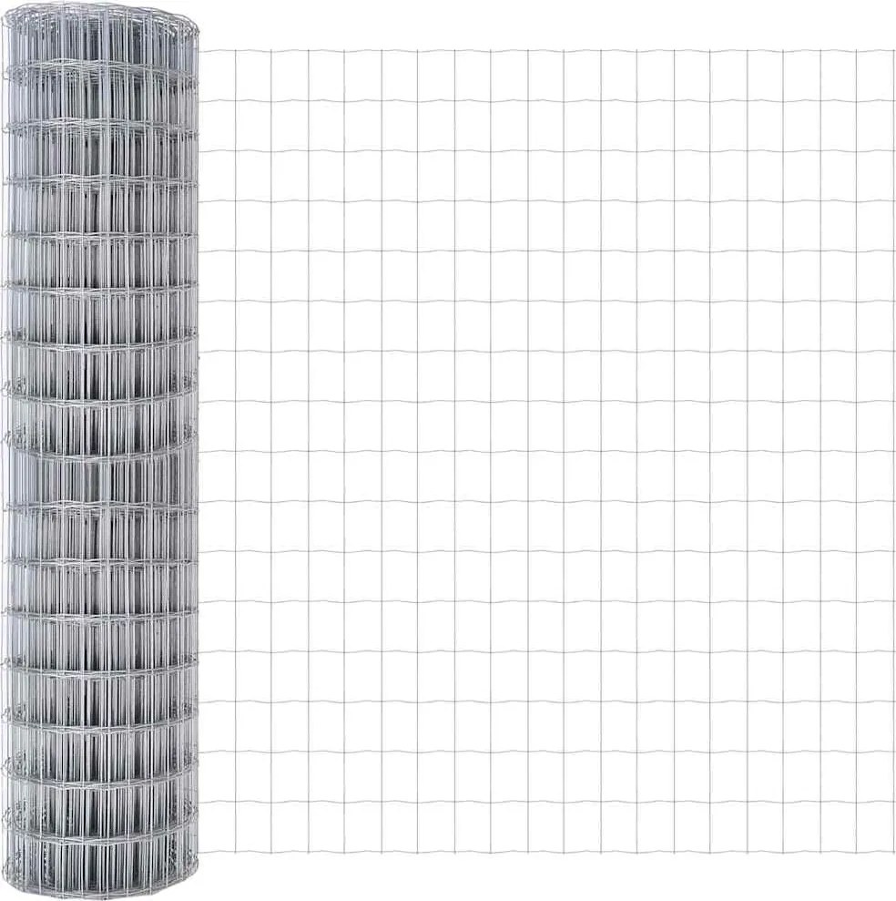 vidaXL Gard Euro 1,2 x 10 m Fier acoperit cu PVC