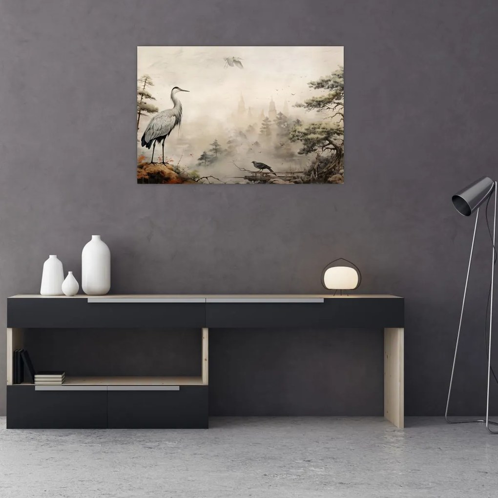 Tablou - Desen animat peisaj (90x60 cm)