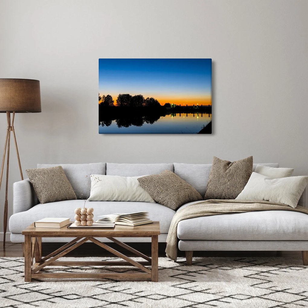 Tablou cu apus de soare (90x60 cm)
