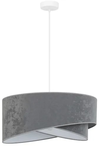 Lustră LED pe cablu Brilagi LYRA 1xE27/15W/230V gri/alb