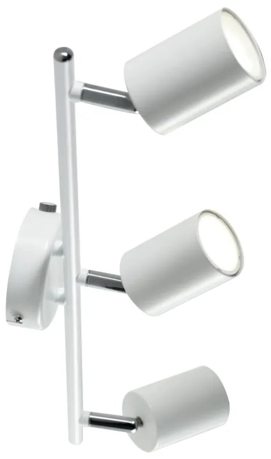 Plafoniera cu 3 spoturi directionabile design modern Explore 3 alb