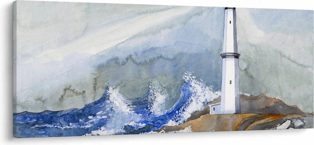Tablou cu pictura farului (120x50 cm)