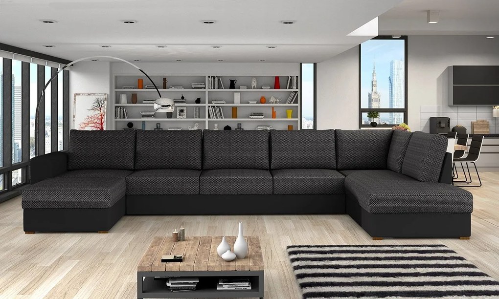 Colțar Astoris Large (D) (piele ecologică soft 011 + majorka 03). Promo -17%. 1053541