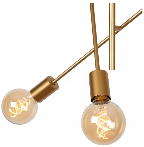 Lucide 21119/06/02 - Lustră pe tijă LESTER 6xE27/40W/230V