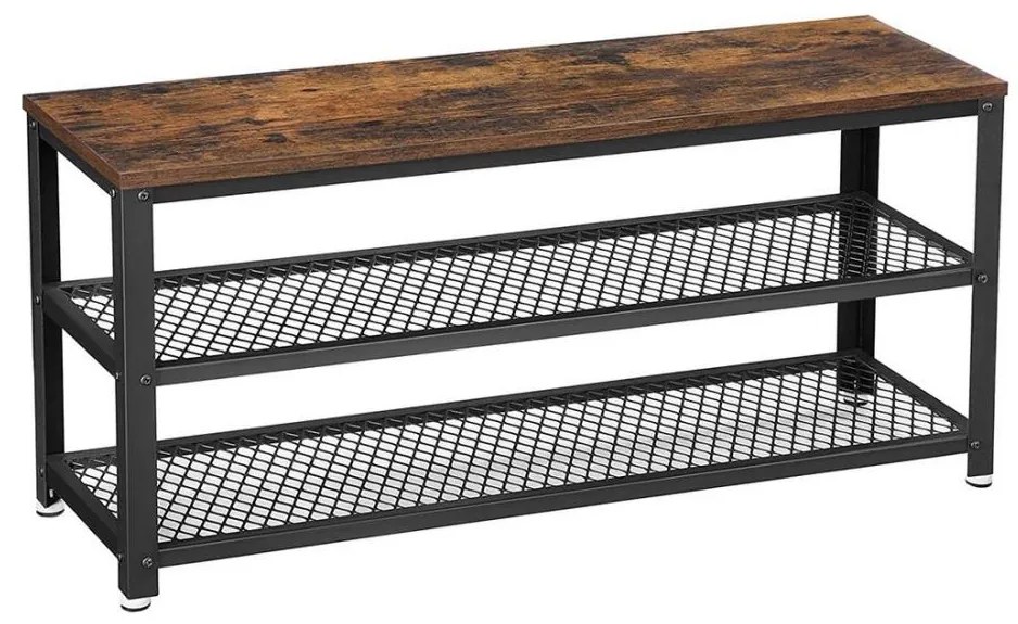 Pantofar DAVOR maro/negru