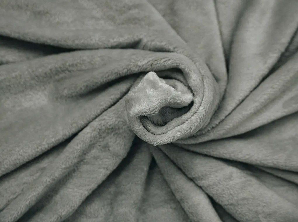 Patura din microplus CALMI 150x200 cm gri