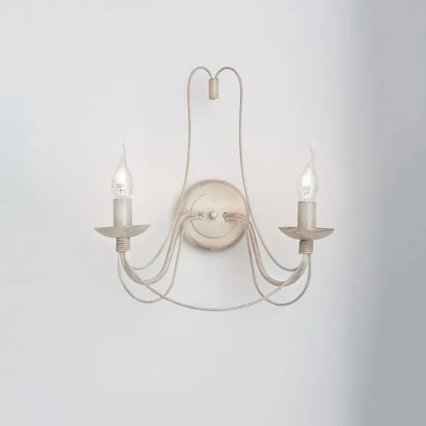 Lampă de perete Orion WA 2-809/2 VELA 2xE14/40W/230V alb/auriu/patină