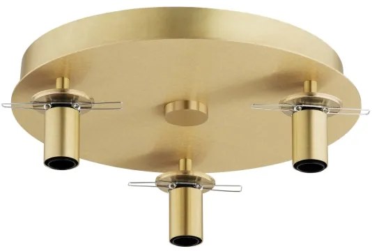 Plafonieră Argon 6308 PALOMA 3xE14/7W/230V auriu/negru