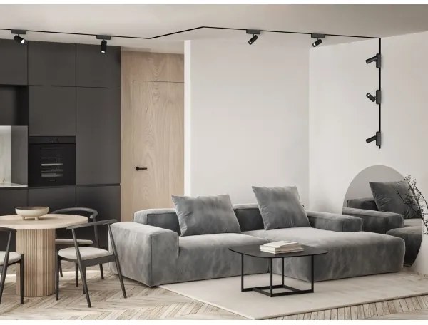 Spot LED pentru sistem de șină monofazic Rabalux 70104 LiTrack LED/10W/24V 3000K