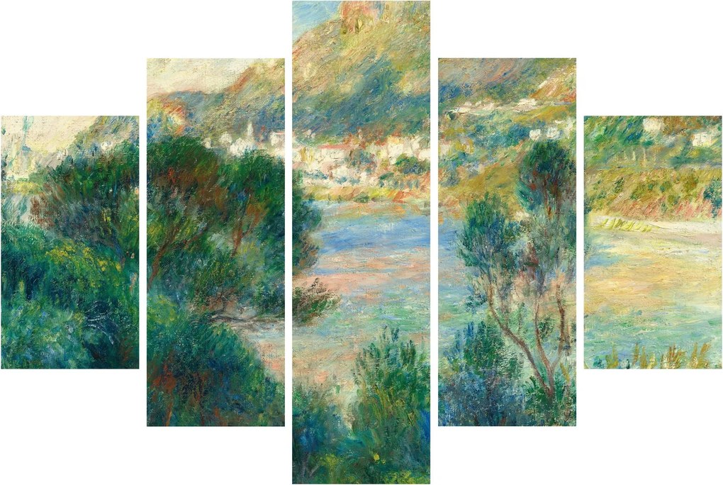 Tablou - Auguste Renoir, View of Monte Carlo from Cap Martin, reproducere (150x105 cm)