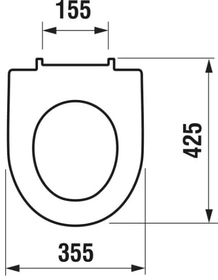 JIKA H8933853000001 - Capac WC LYRA SoftClose, duroplast, alb