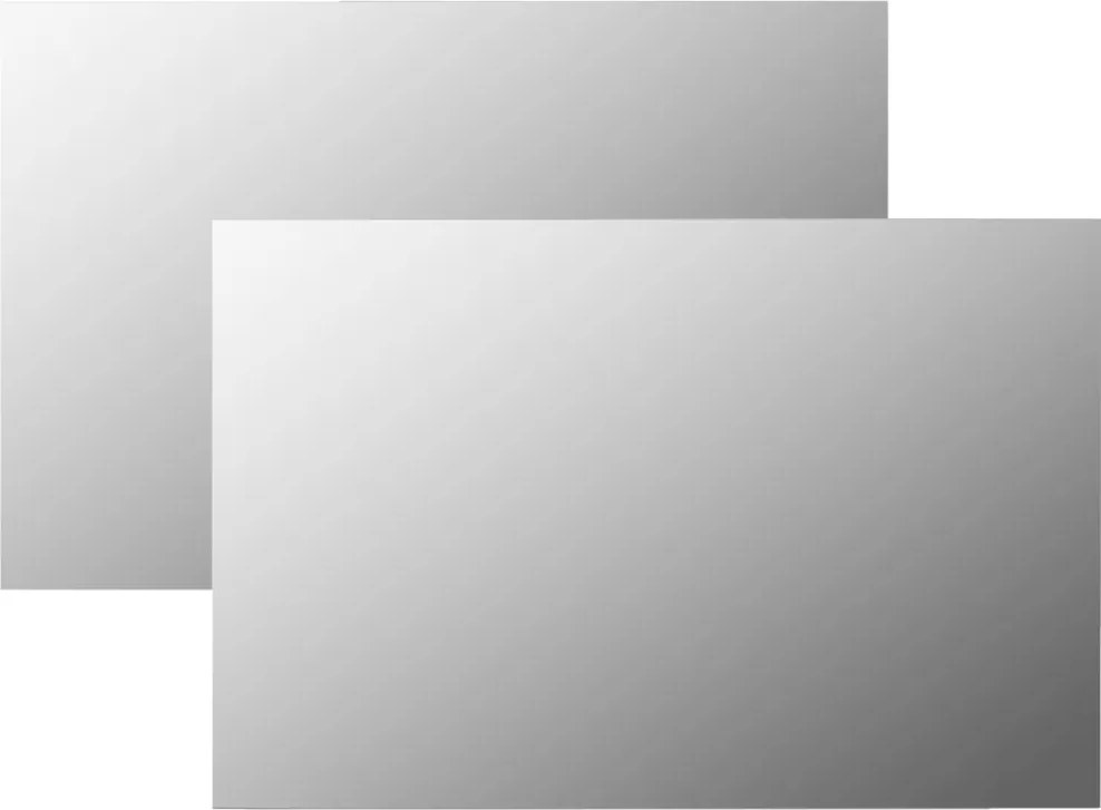 vidaXL Oglinzi de perete, 2 buc., 60 x 40 cm, sticlă, dreptunghiular