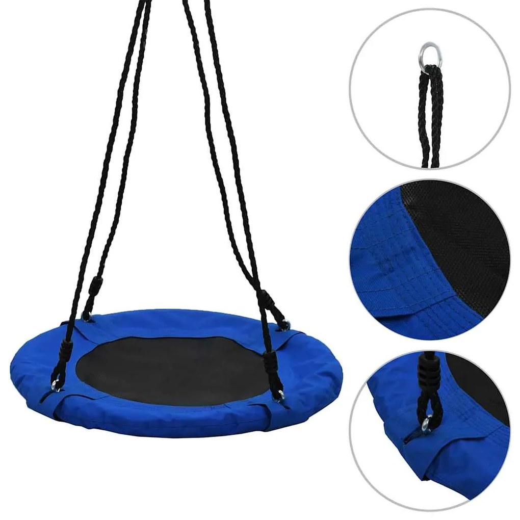 Leagan, albastru, 60 cm, 100 kg