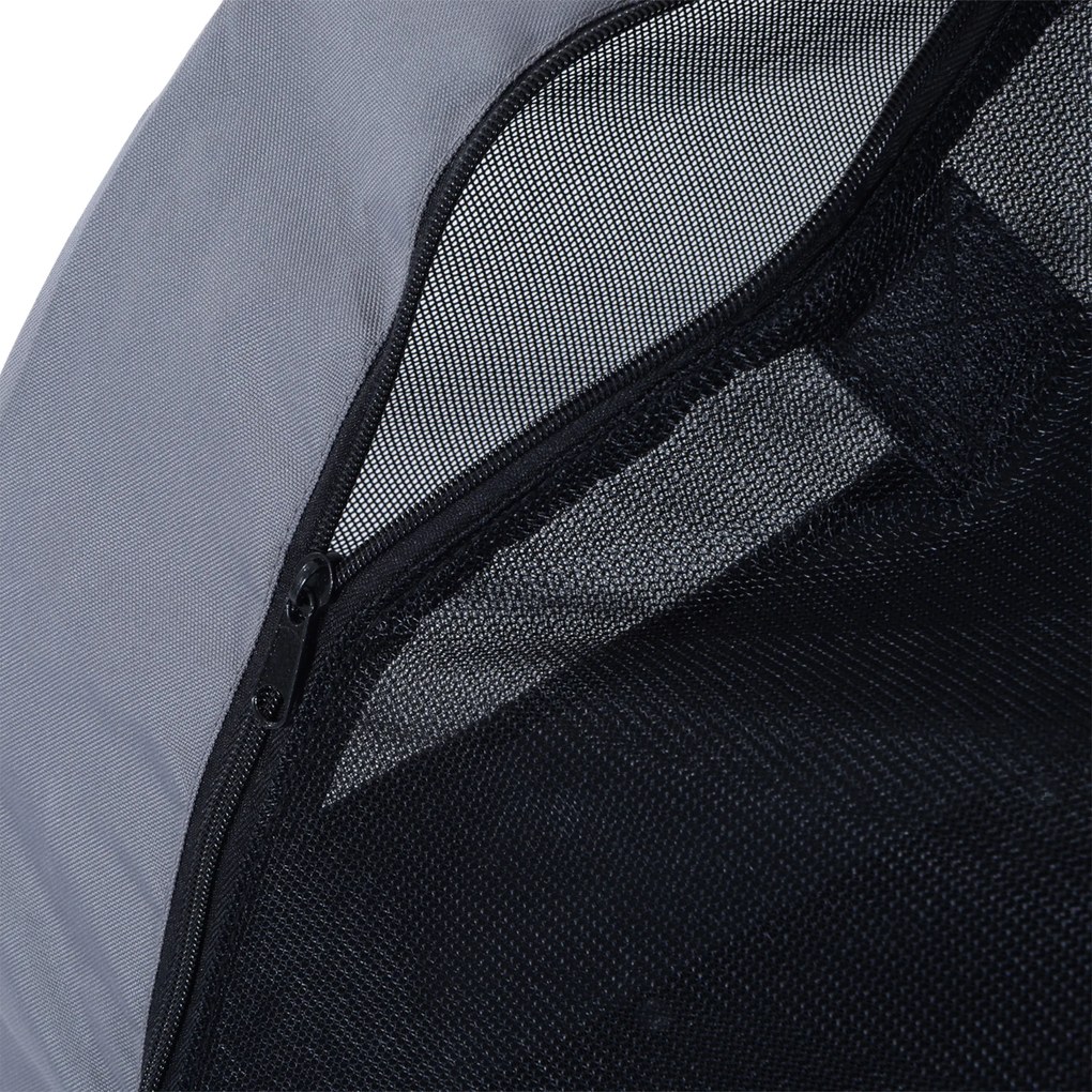 PawHut Remorcă Bicicletă pentru Câini Talie Medie cu Ferestre Laterale și Steag, 130x73x90 cm, Gri și Negru | Aosom Romania