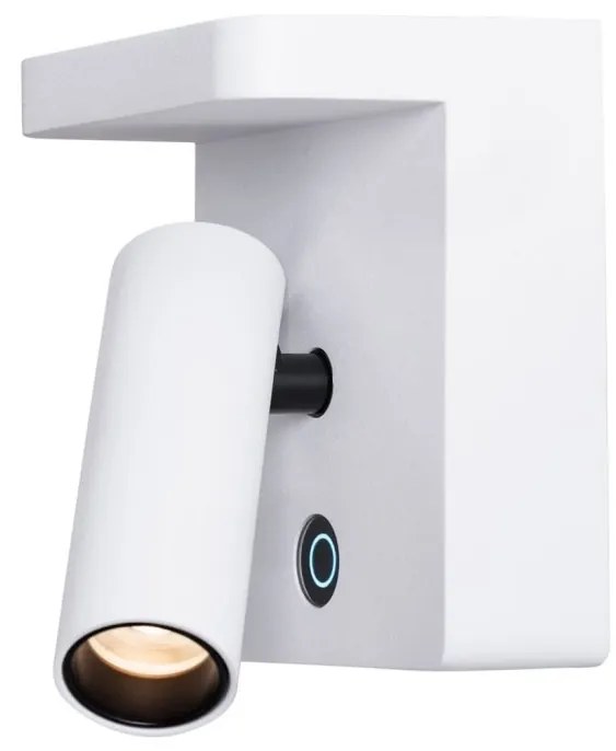 Aplica cu reader LED pentru dormitor Lofer alba
