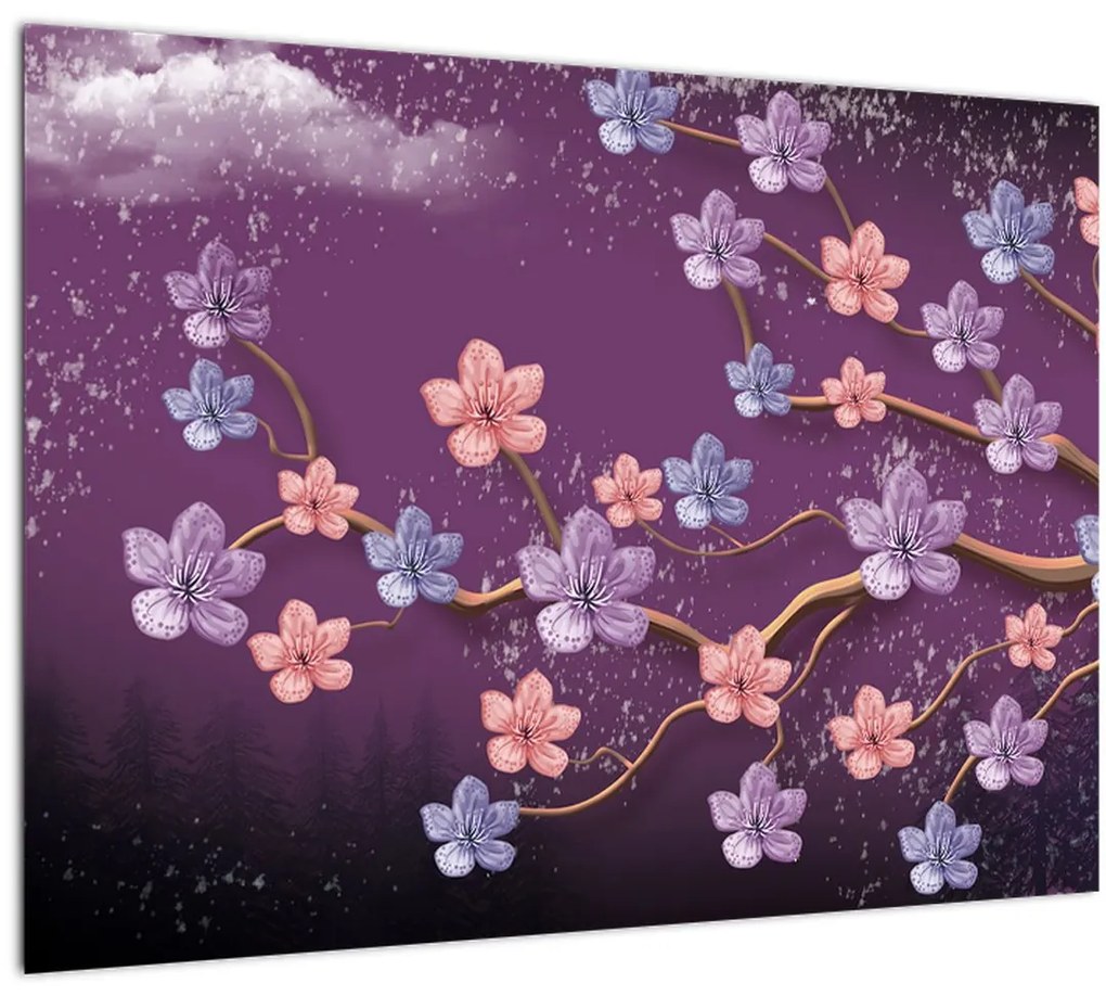 Tablou - Amurg de primăvară (70x50 cm)