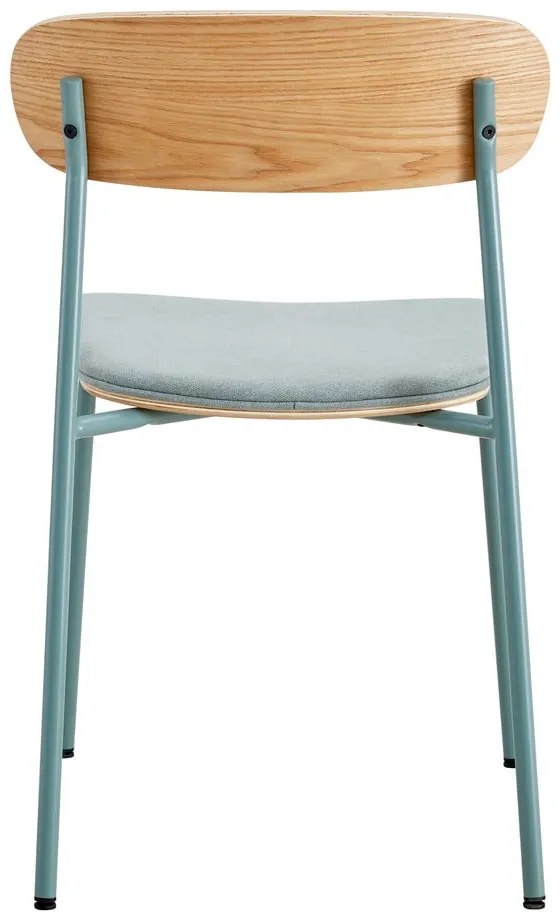 Scaune de dining verde/în culoare naturală 2 buc. Adriana – Marckeric