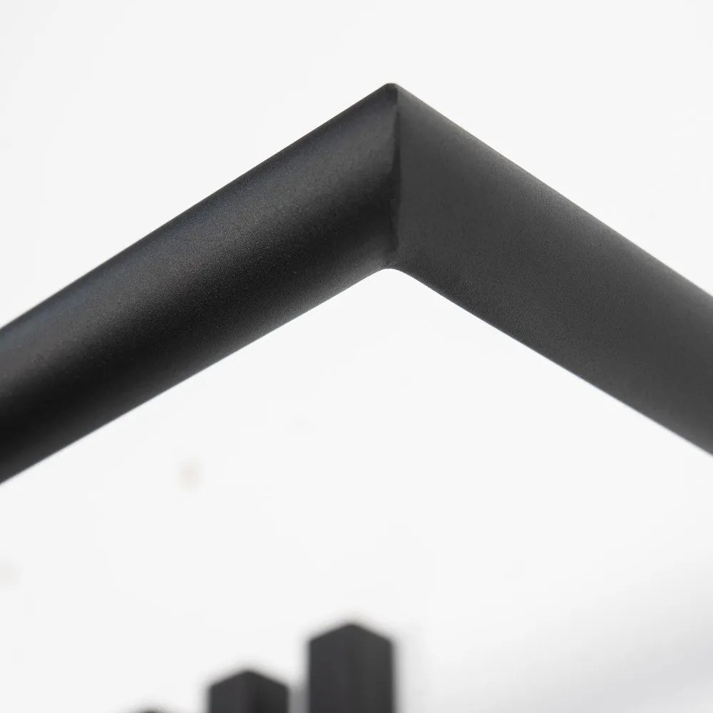 Cuier de perete negru din metal 65 cm Senza – Spinder Design