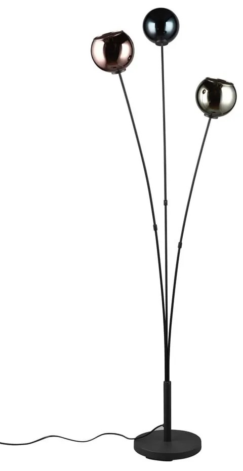 Lampadar negru lucios (înălțime 150 cm) Sheldon – Reality