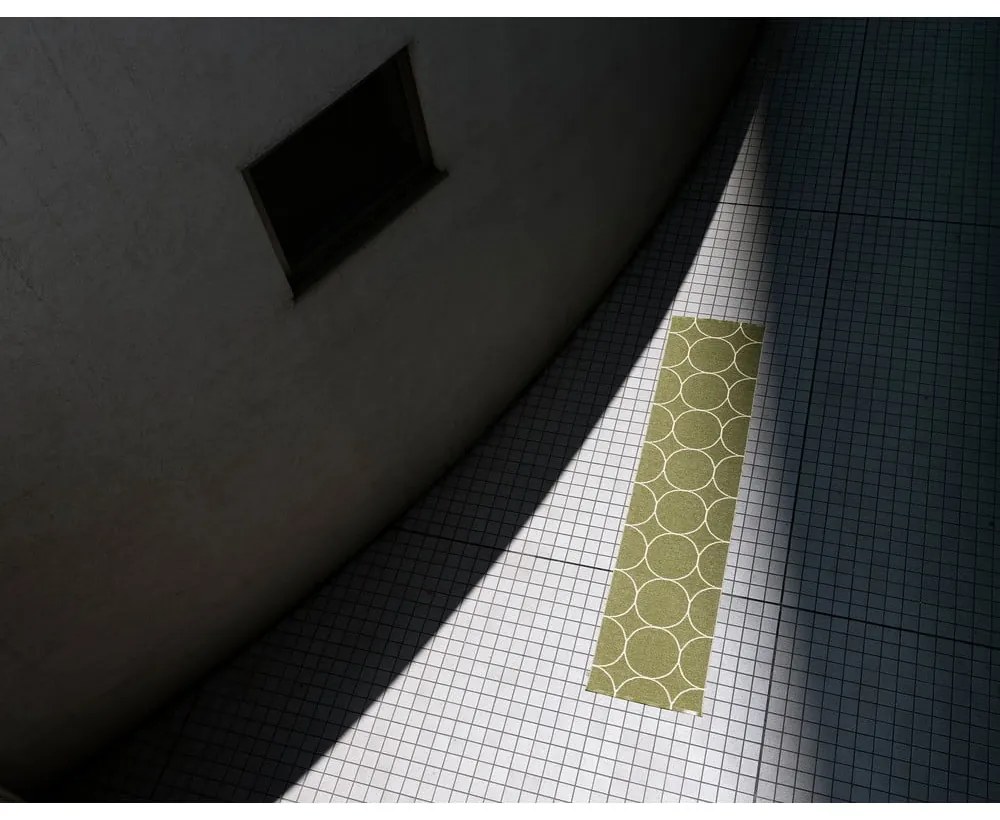 Covor tip traversă pentru interior și exterior verde închis 70x200 cm Boo Dark Olive – Pappelina