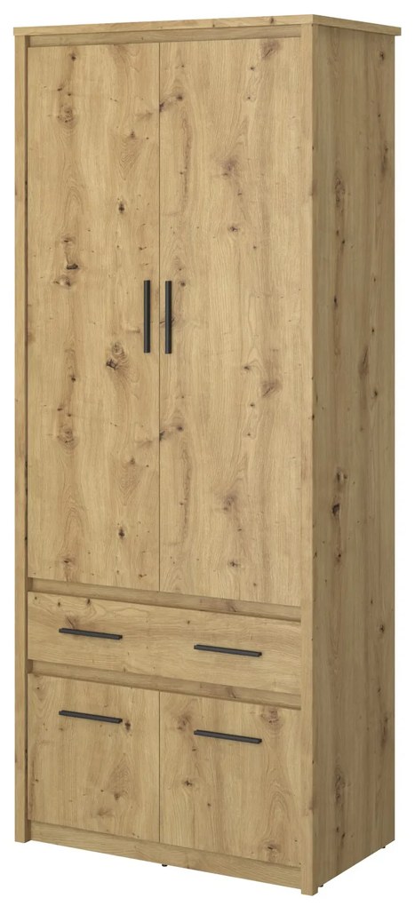 Dulap de haine Andra 4D1S (Stejar artisan). 1052739