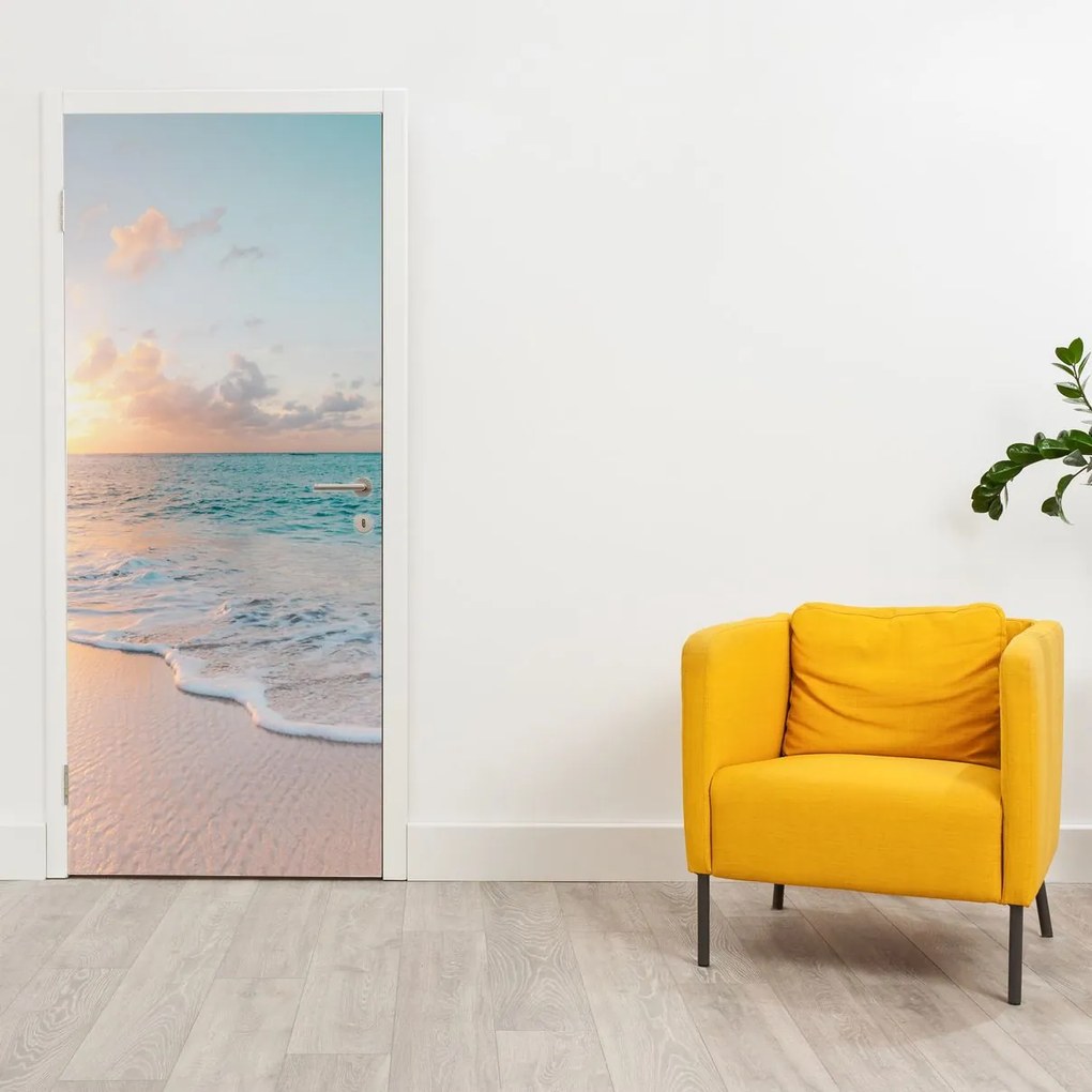 Fototapet pentru ușă - Plaja de vis (95x205cm)