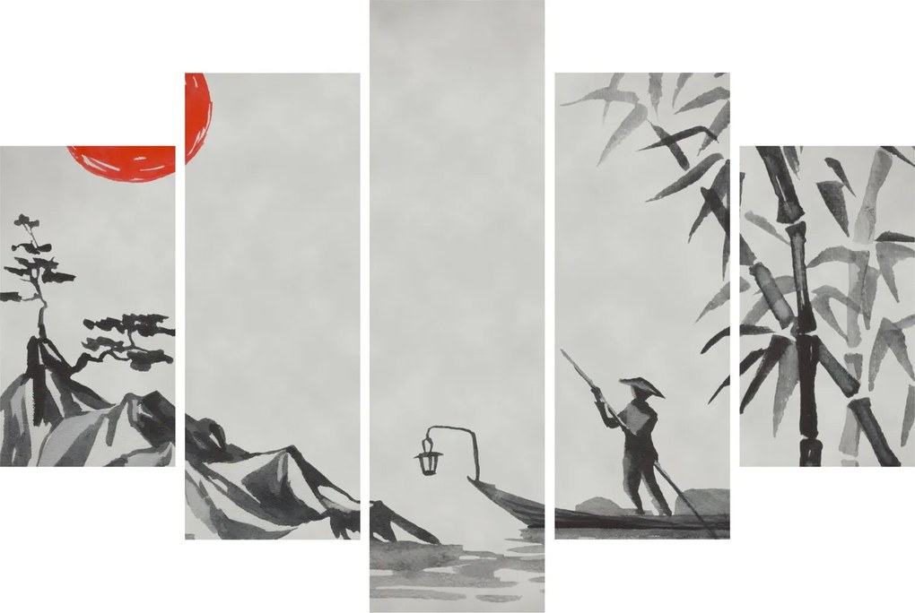 Tablou - Munții Fuji (150x105 cm)