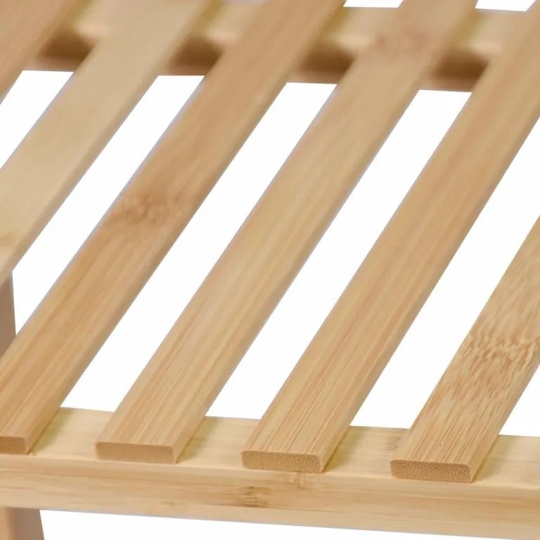 Raft din bambus, 3 polițe, 60 x 26 x 66 cm