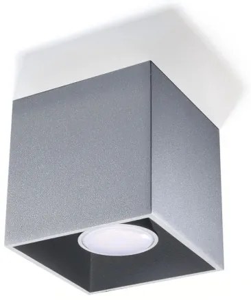 Plafonieră QUAD 1 1xGU10/40W/230V gri