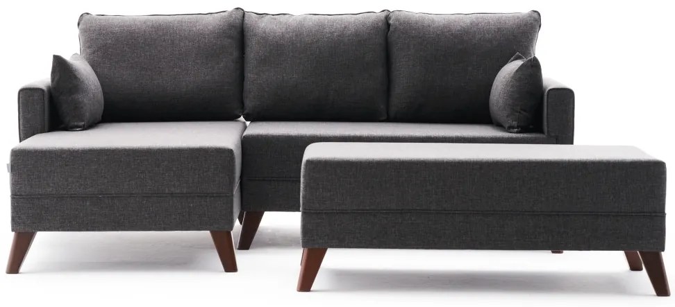 Canapea extensibilă Bellina Mini (antracit) (S). 1063016