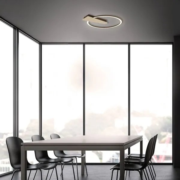 Plafonieră LED dimabilă Briloner 3542017 NICO LED/12W/230V maro