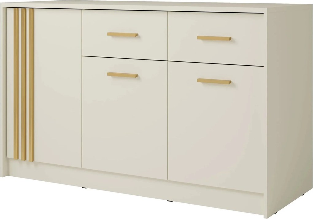 Comoda CANADA CD35, casmir/auriu, PAL laminat, 150x42x94 cm
