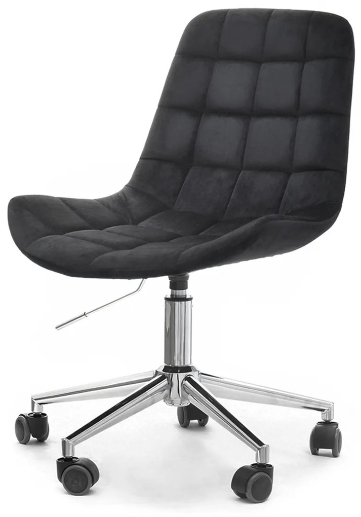 Scaun Eleanor (negru + crom). 1110005