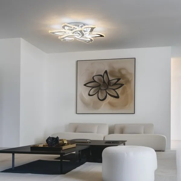 Lustră LED dimabilă aplicată Brilagi TWIST LED/180W/230V 3000-6500K + telecomandă