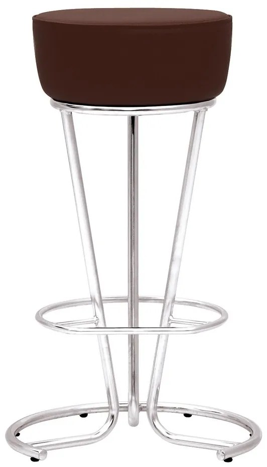 Scaun bar cafenea PINACOLADA Hoker, Wenge piele ecologica