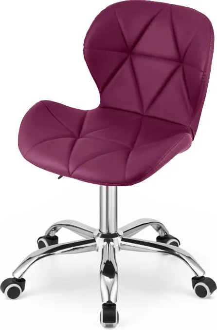OFERTA Scaun de birou visiniu AVOLA din piele ecologica Clasa a II-a