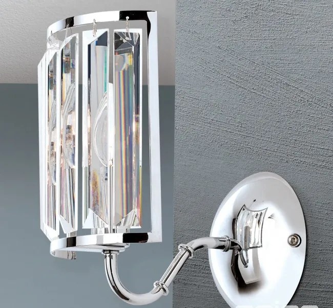 Aplica cromata design LUX cu cristal K9 Gstaad